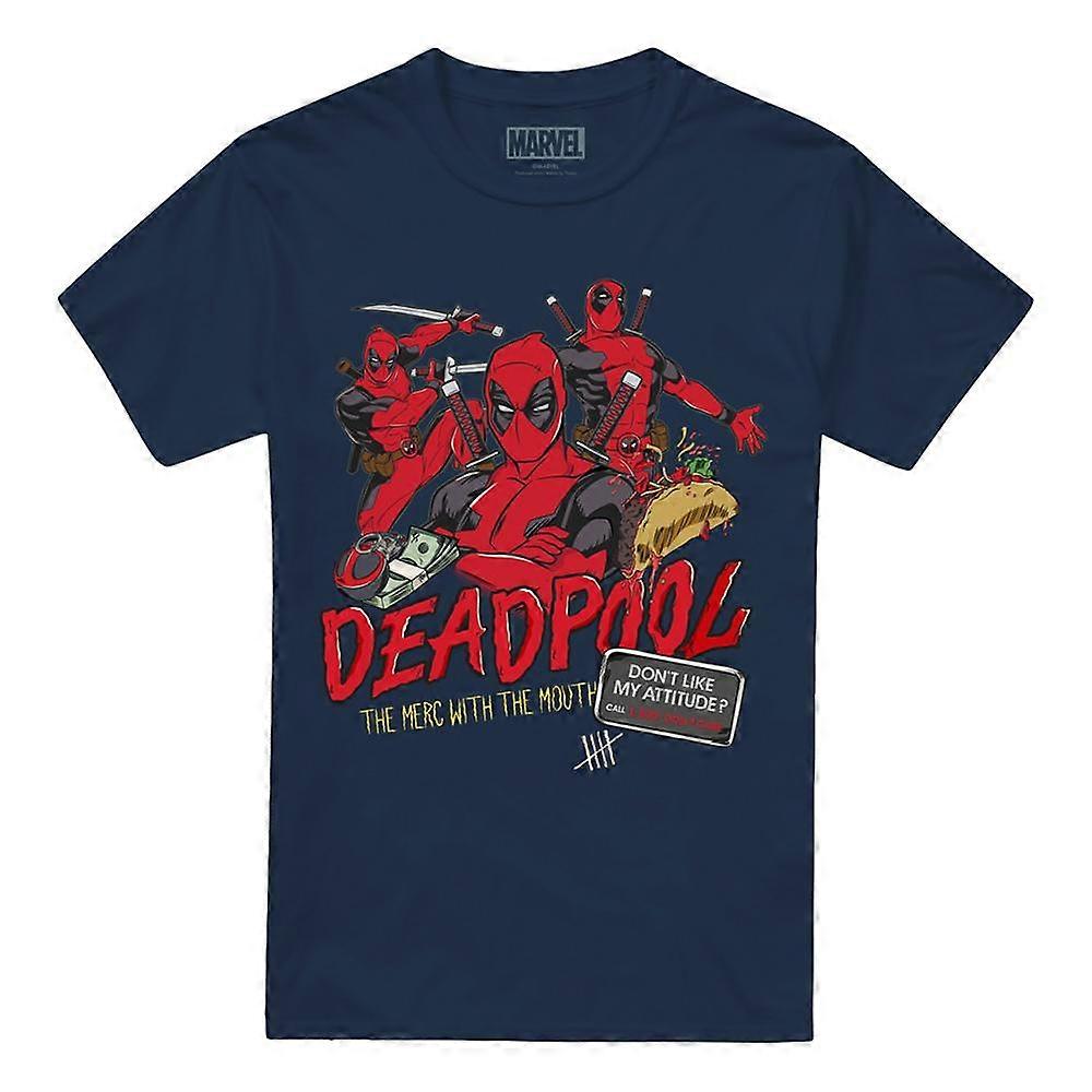 Deadpool Heren Attitude T-Shirt