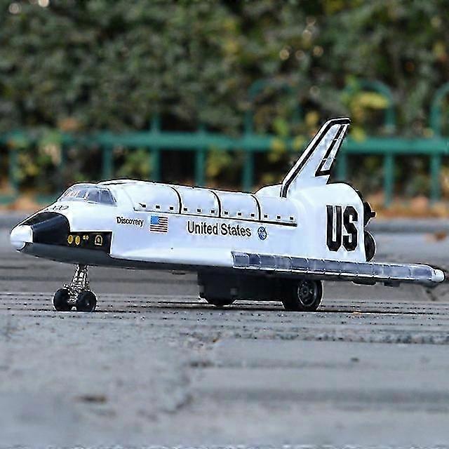 High quality 1:300 alloy space shuttle model,Military Aircraft Toys,simulation sound and light aircraft model
