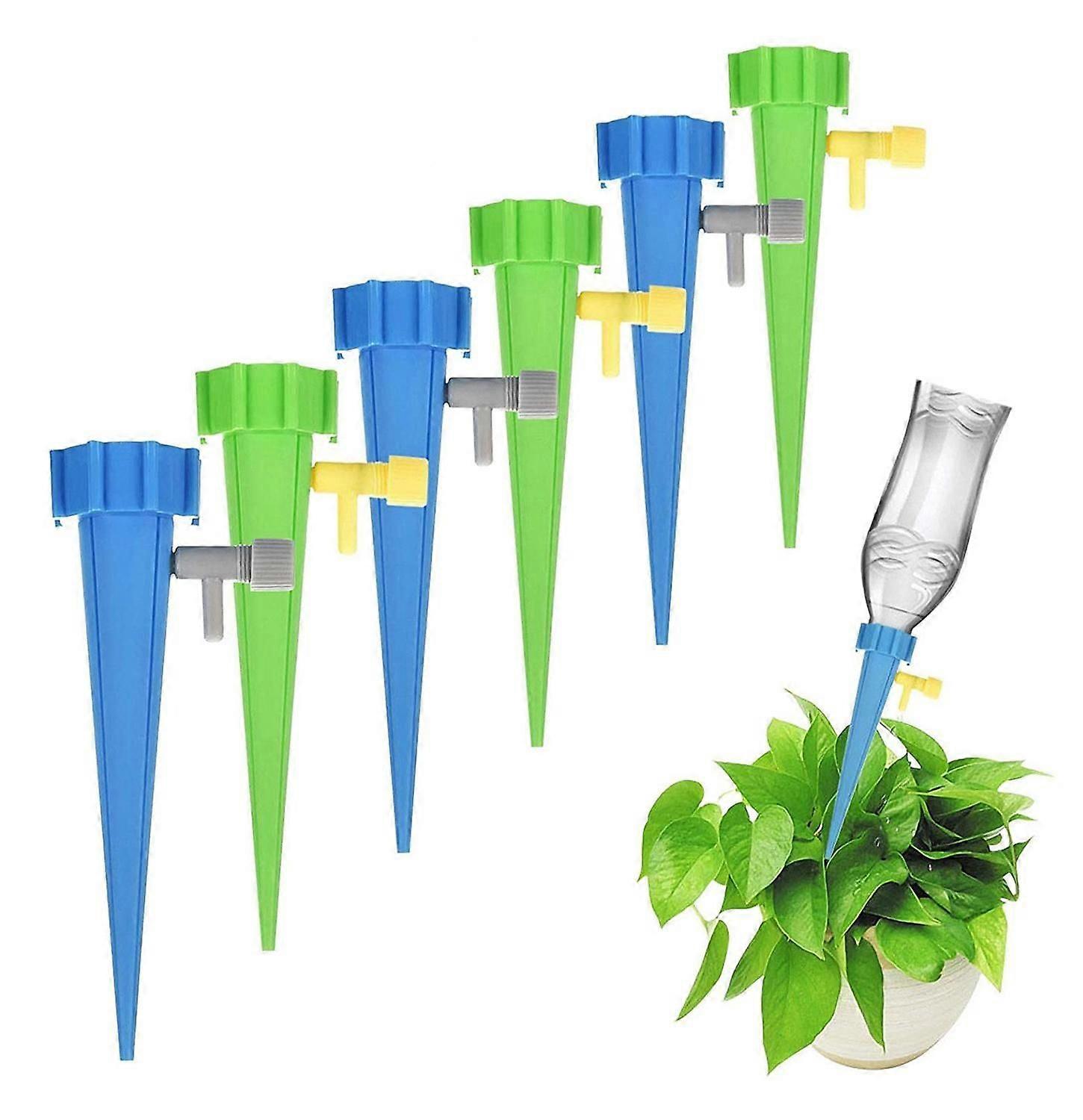 12-pack adjustable irrigation system with control valve switch