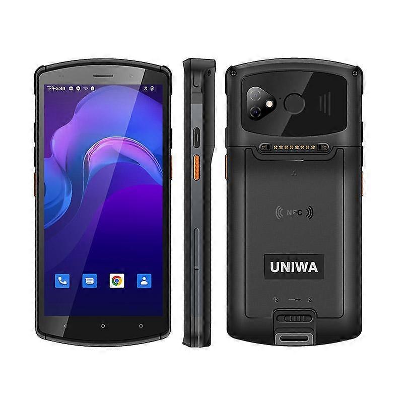 UNIWA V7S PDA Barcode Scanner Rugged Phone, 4GB+64GB, 5.7 inch Android 12 Mediatek MT6762 Octa Core, NFC, Network: 4G
