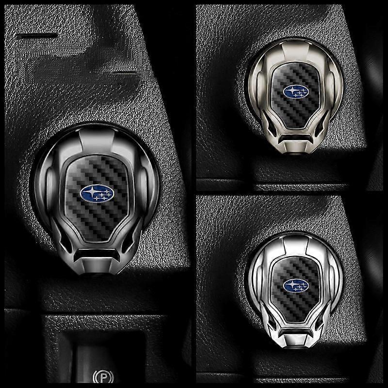 1 item Apply to Subaru Engine Start Stop Button Cover Push Start Button Cover Ignition Decoration Protective Cover Universal Button,QWER413