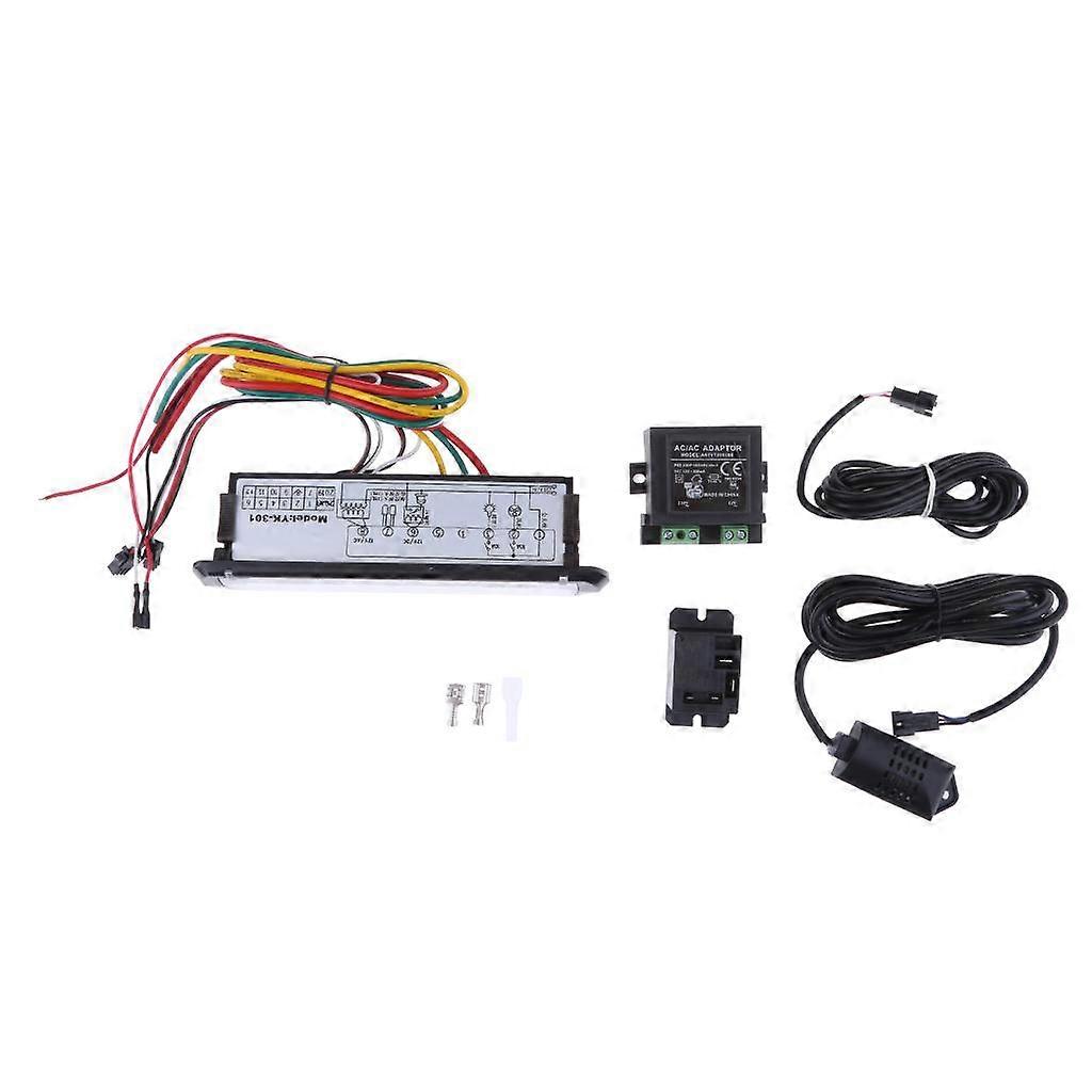 Multi-functional 220V LCD Temperature and Humidity Controller Thermostat