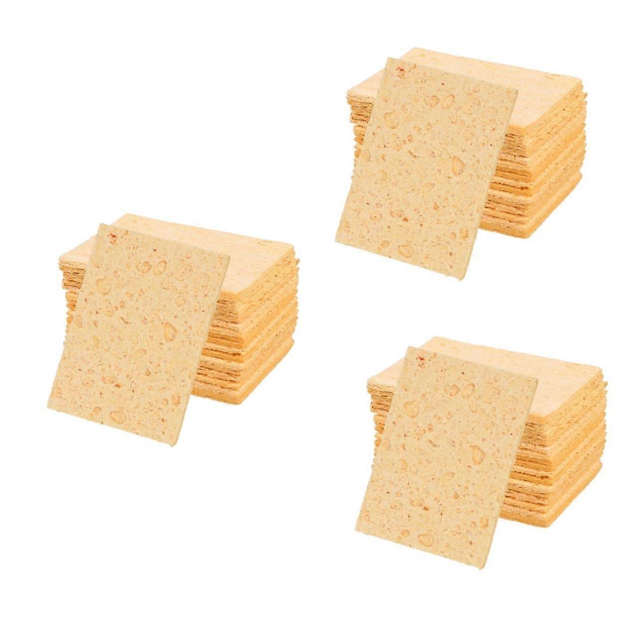 Solder Tip Cleaner 150 Pcs Foam Cleaning Sponge Pad for Soldering Iron Tips Compatible with All Models