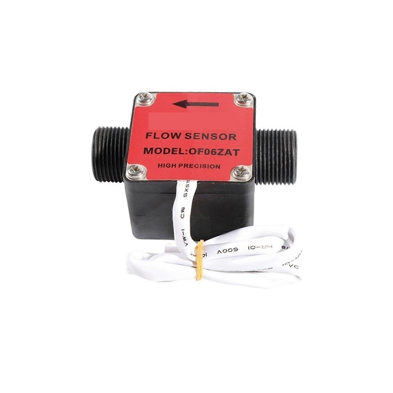 1/2' 3/4' Gear Flowmeter Hall Flow Sensor, Milk Chemical Oil Flow Meter Flow Sensor, Switch for Viscous Liquid