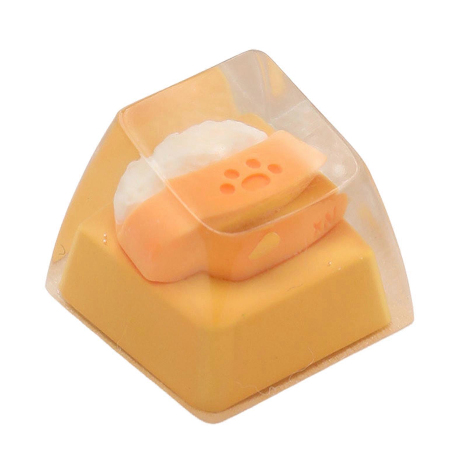 Keycaps Cute Dog Bowl Keycaps Resin Keycaps Escape Handmade Keycap for Mechanical Keyboard Key Caps Switches Accessories