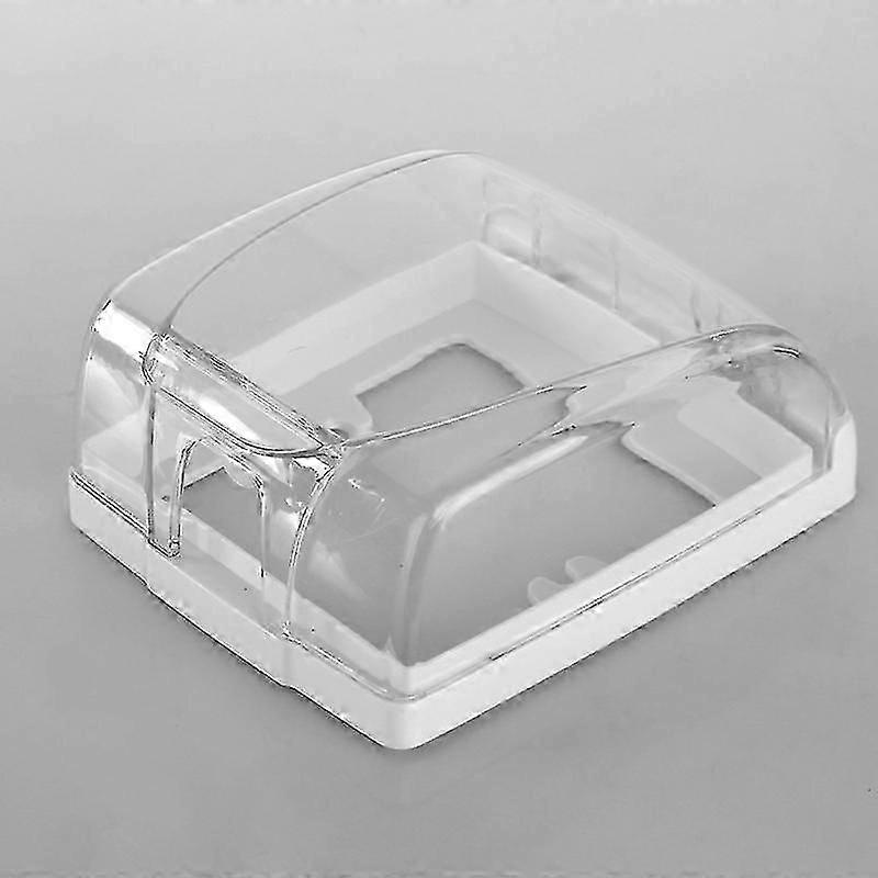 Plastic Switch Waterproof Cover Box Wall Light Socket Doorbell Flip Cap Cover For Home