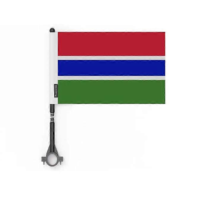 Flag - Gambia - 10 pieces - 14 x 21 cm - Polyester - Double-sided print