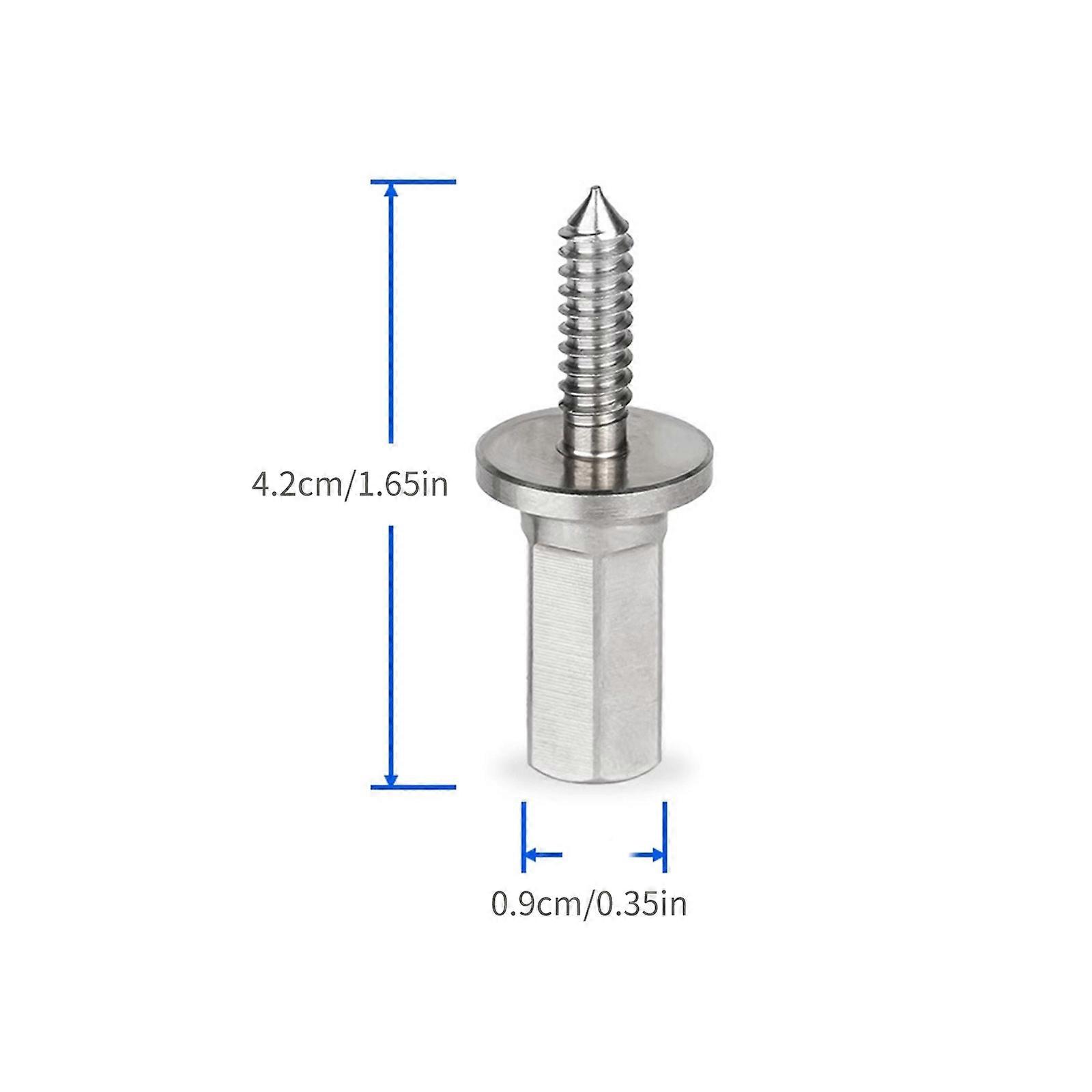 Foret Central En Inox Pour Tête De Clou – Accessoire De Perçage Du Bois, 4 Mm, Compact !