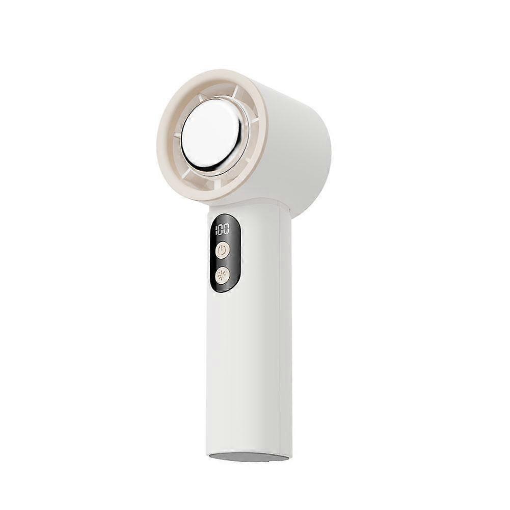 Handheld Small Fan USB High Wind Turbo Electric Fan Portable W/ Ice Compress