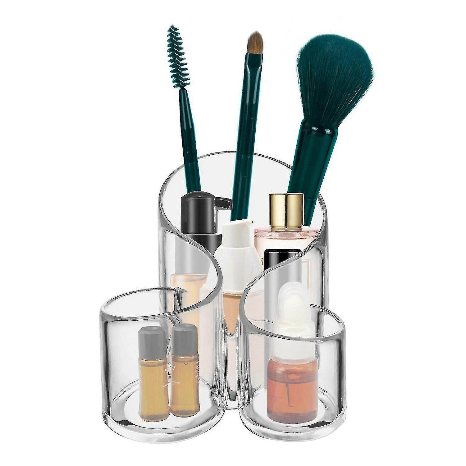Transparent Eyebrow Pencil Makeup Brush Storage Box
