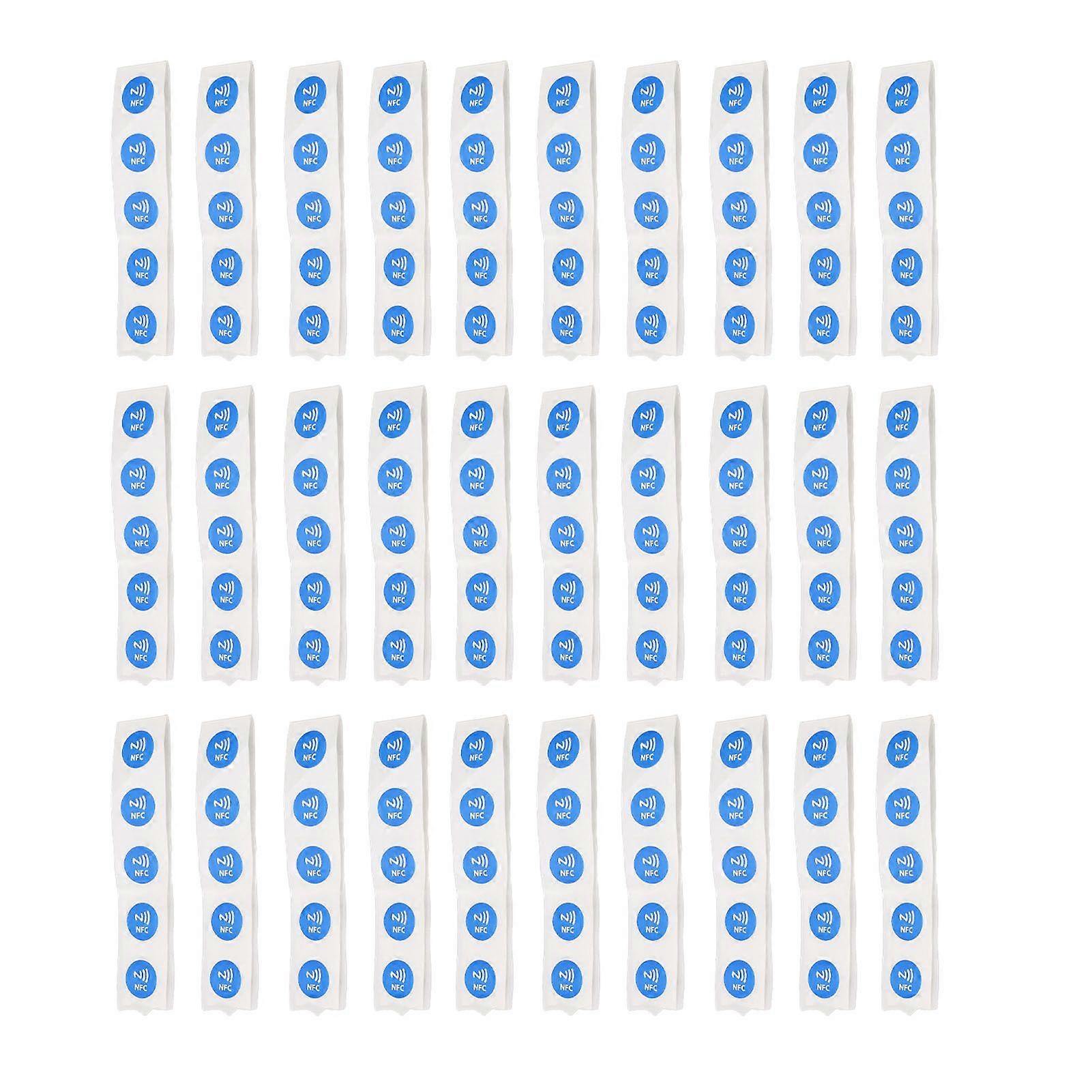 2025 Latest Model  30Pcs NFC Tags PVC Waterproof 504 Bytes Programmable NFC