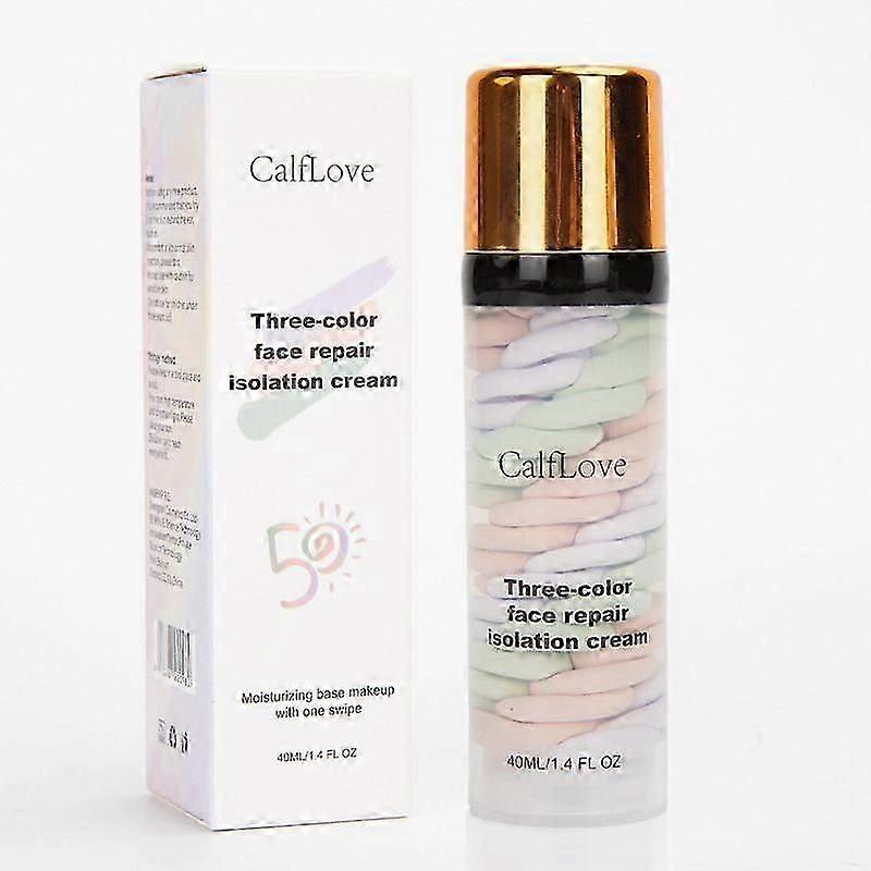 One Step Color Corrector Primer, 3 In 1 Primer for Face Before Makeup, Face Moisturizing Sunscreen Isolation Cream, SPF 50, Oil Control & Concealer Sk