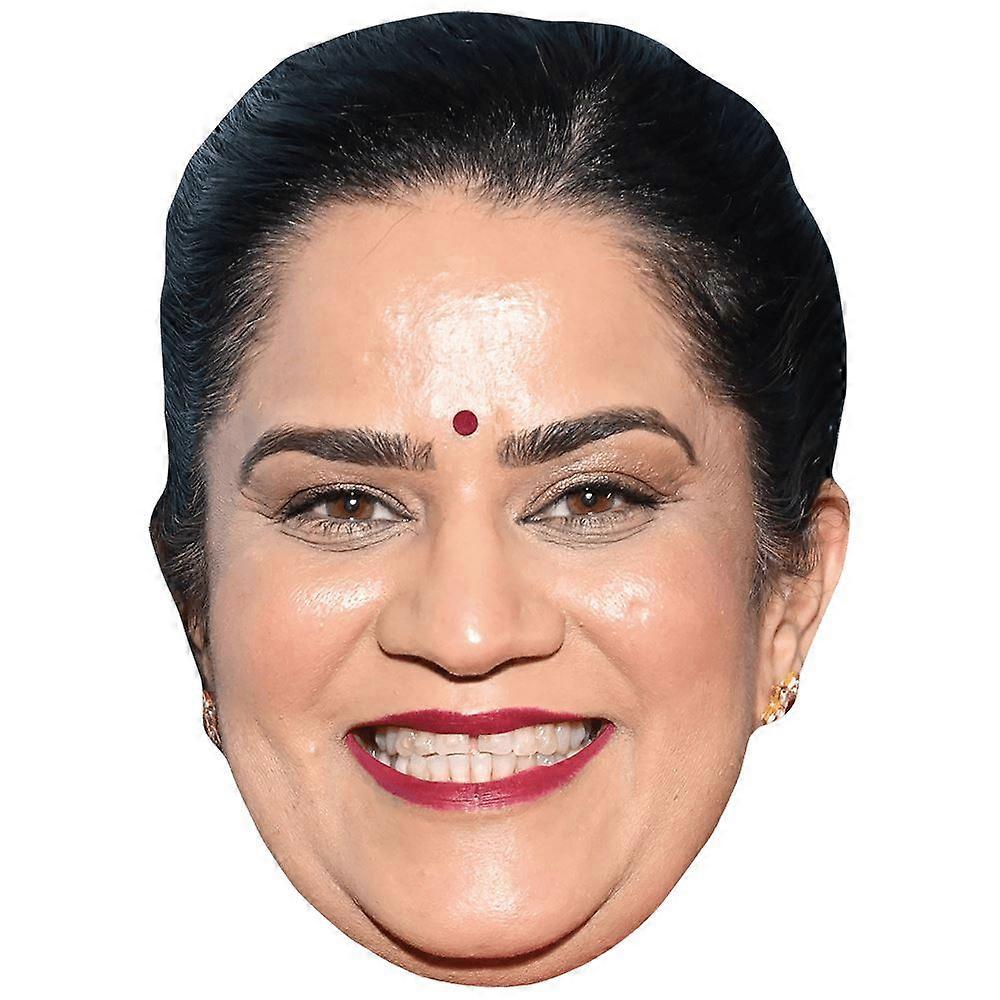Zarna Garg (Smile) Celebrity Mask, Flat Card Face