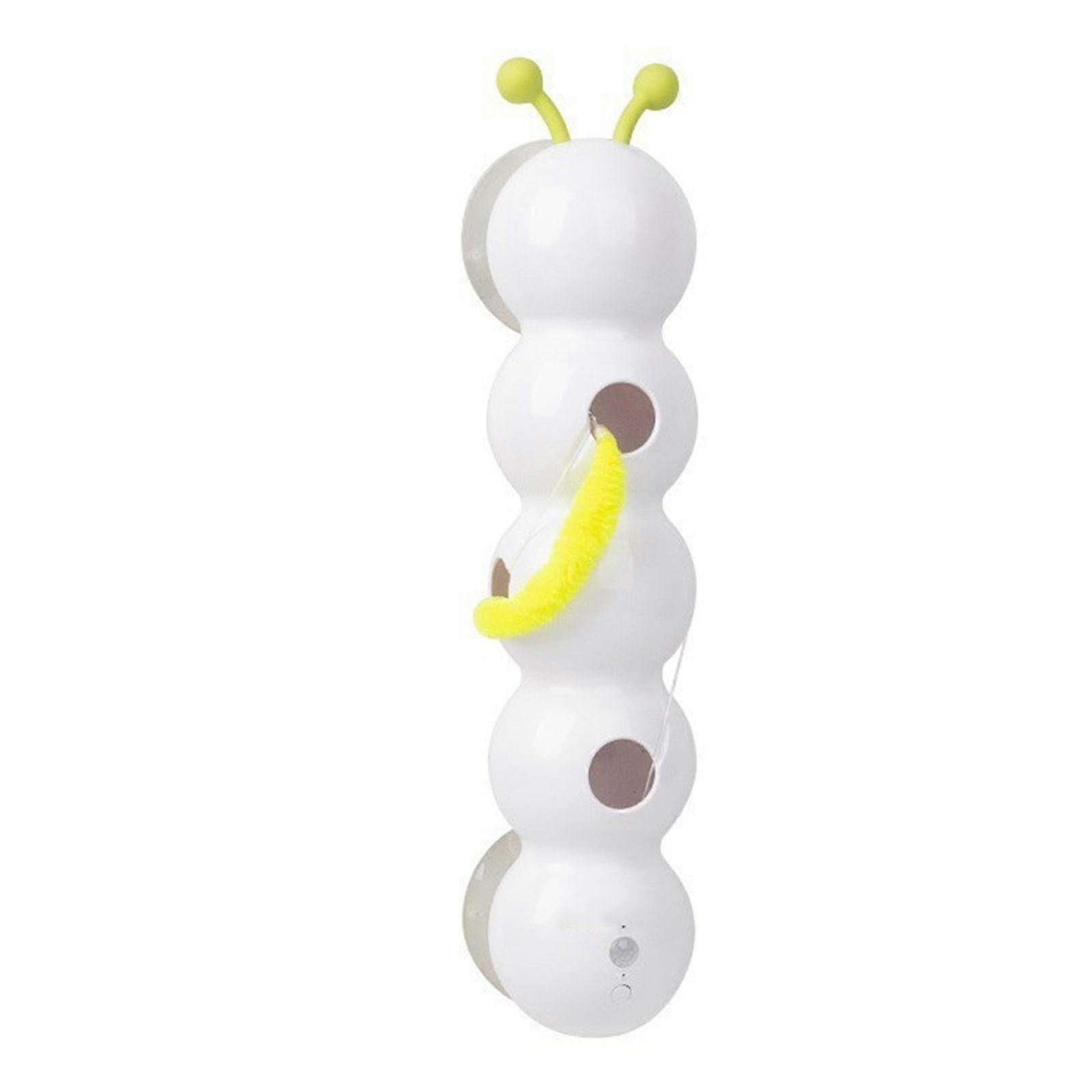 Worm Shape Moving Teaser Hunting Simulation Toy Motion Activated Worm Cats Toy for Indoor Pet Entertainment