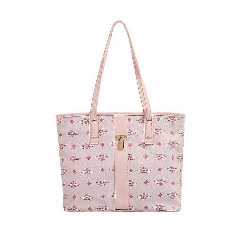 Large Pink Shoulder Bag Women's Commuting Tote