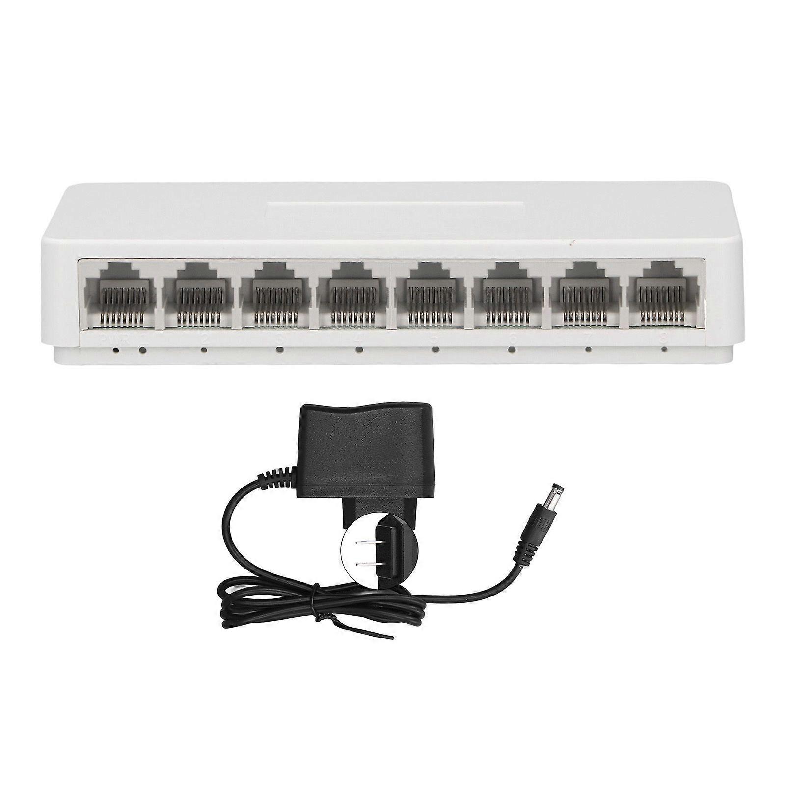 Monitoreo de conmutador Gigabit Ethernet ZX-G1008S de 8 puertos de alta calidad dedicado