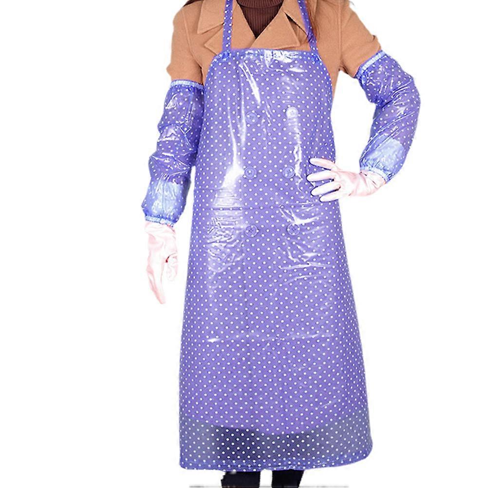 Oversleeve Apron Set, Convenient Waist Ties, Suitable for Multiple Uses