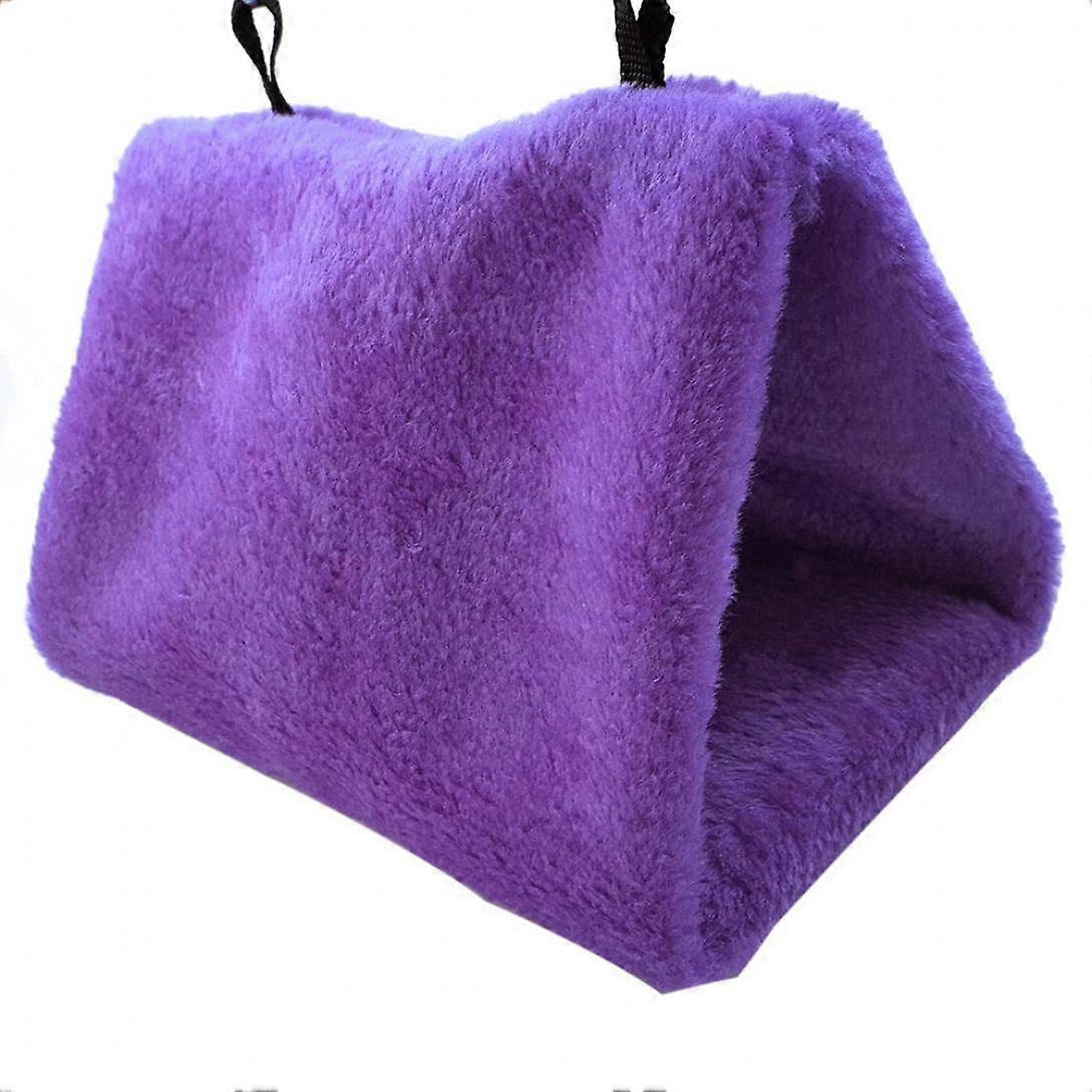 Love Pet Store Bird Parrot Triangle Shape Cage House Hanging Nest Bed Hammock Warm Pet Supplies