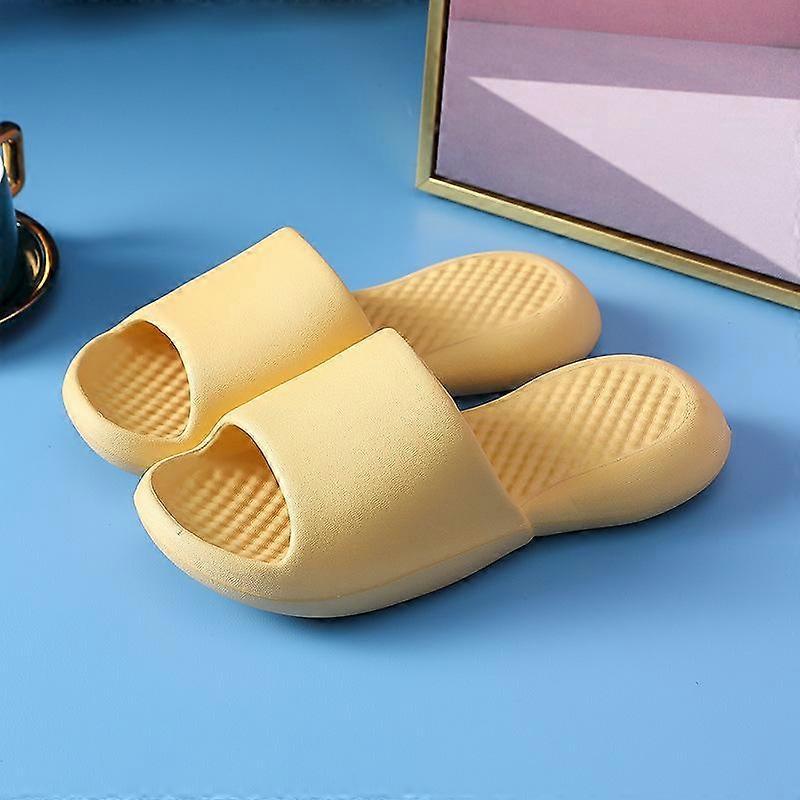 Thickened Thick Soled Slippers for Women's Home Deodorization, Bathroom Cooling Slippers for Men's Home Bathing