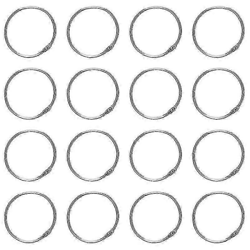 5.5X5.5cm Silver 24pcs Window Treatment Replacement Parts 24 Pcs Decorative Curtain Hoops Modern Con