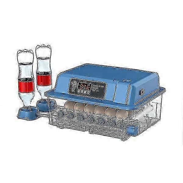 24 Egg Fully Automatic Incubator for Chicken Duck Quail, Poultry Hatcher with Auto Temperature & Humidity Control