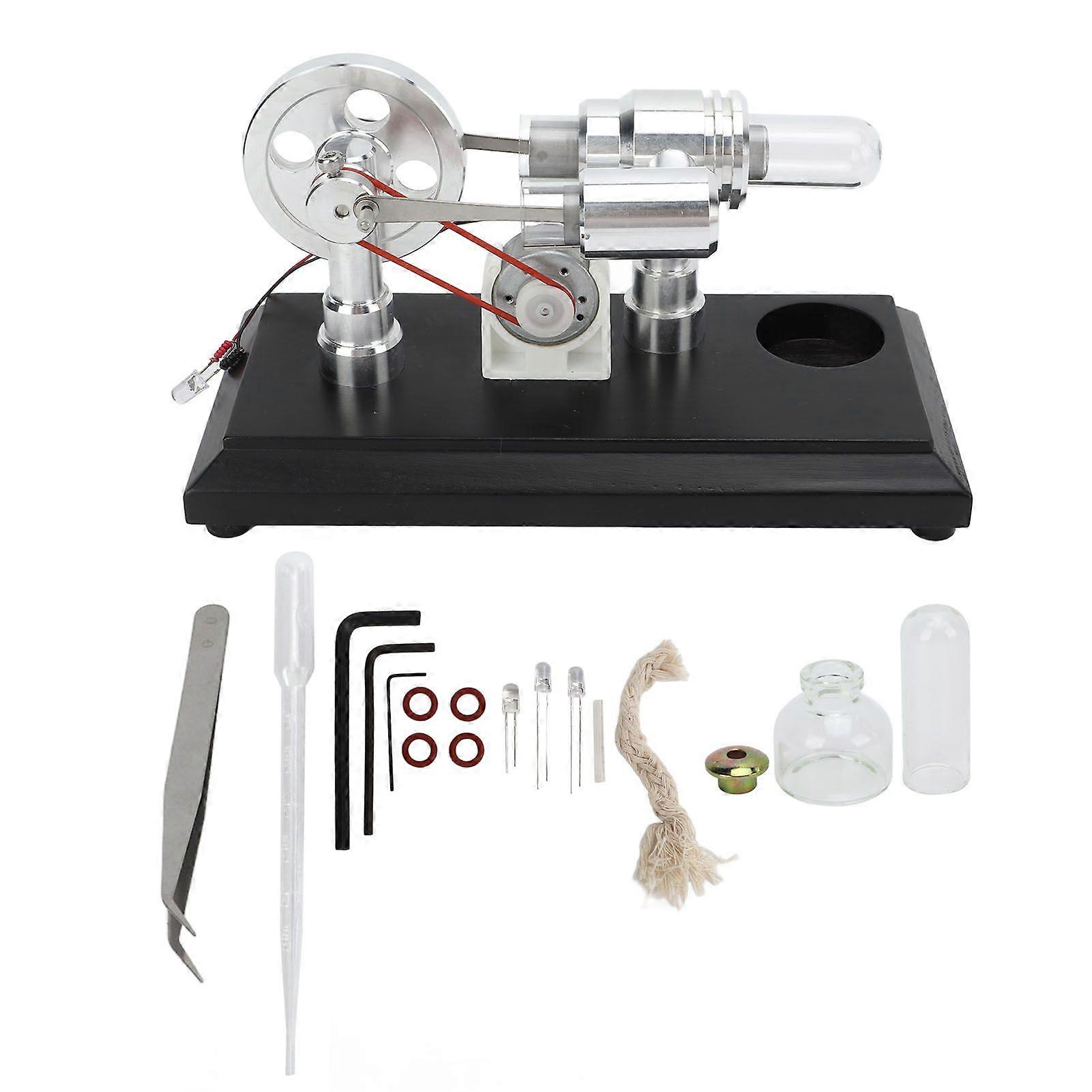 2025 Latest Model  Stirling Engine Motor Model Multi Color LEDs Fine