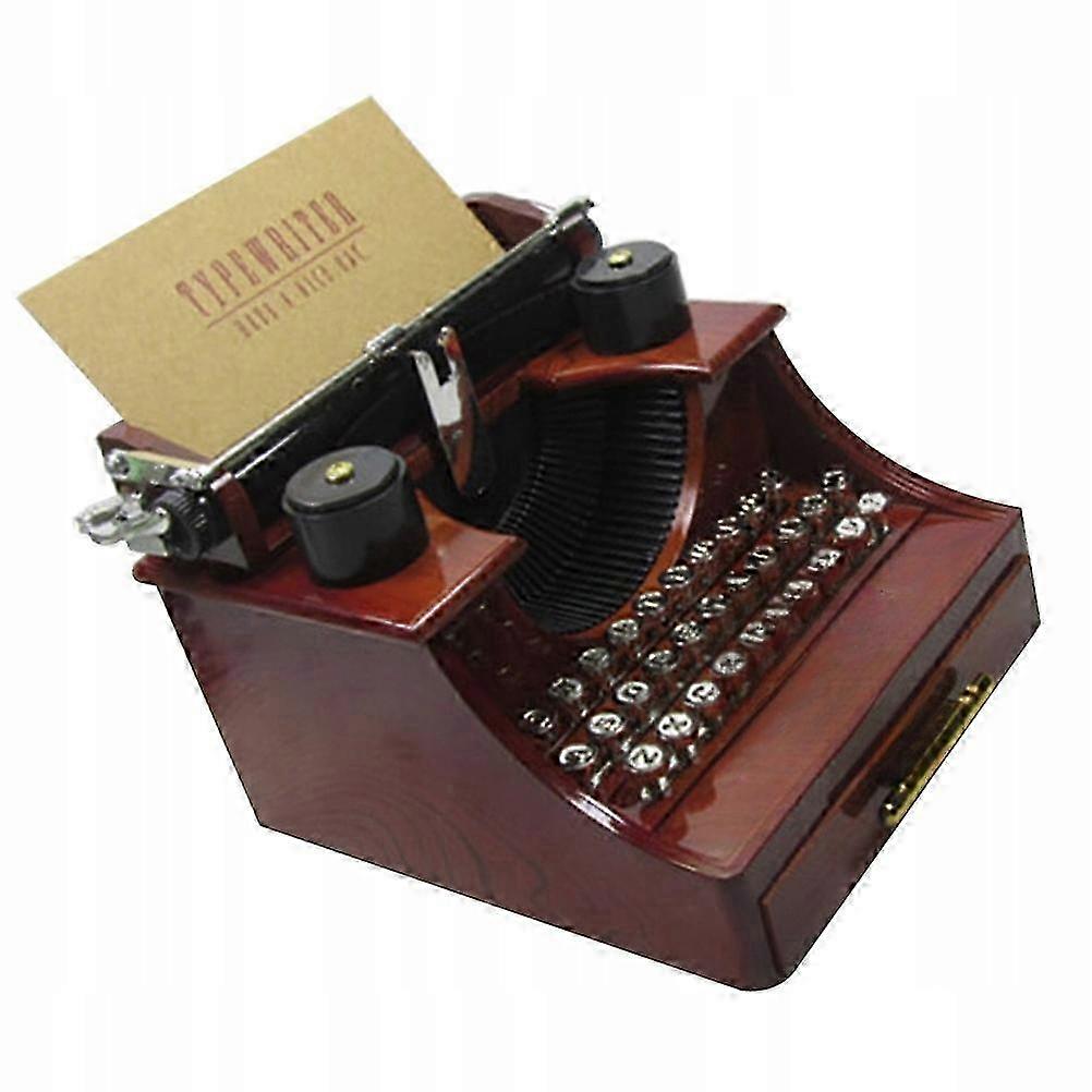 2025 Typewriter Music Box Decor For Table Mini