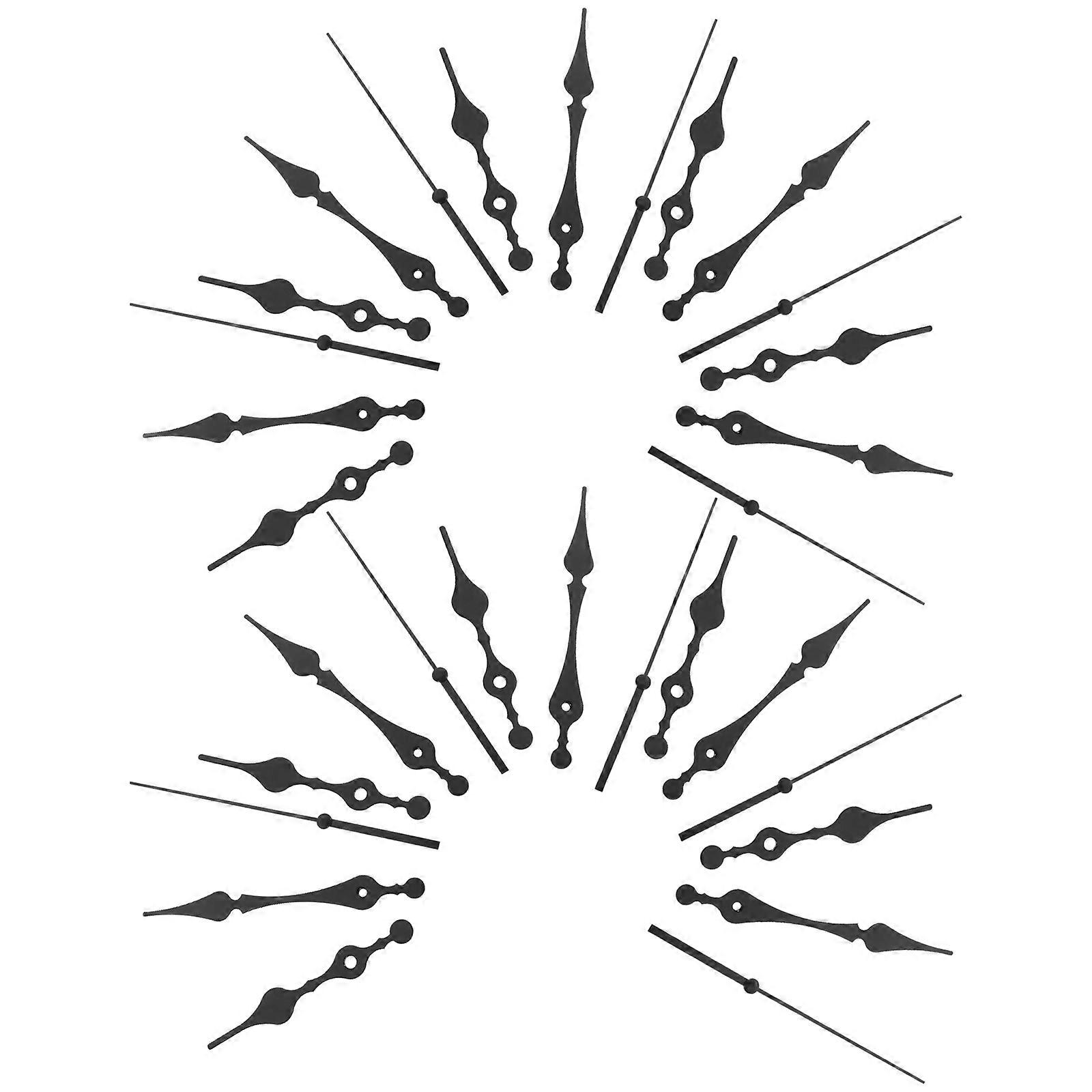 Replacement Clock Hands Kit Modern Versatile Design Clock Accessories 16.8X0.8CM 10 Sets