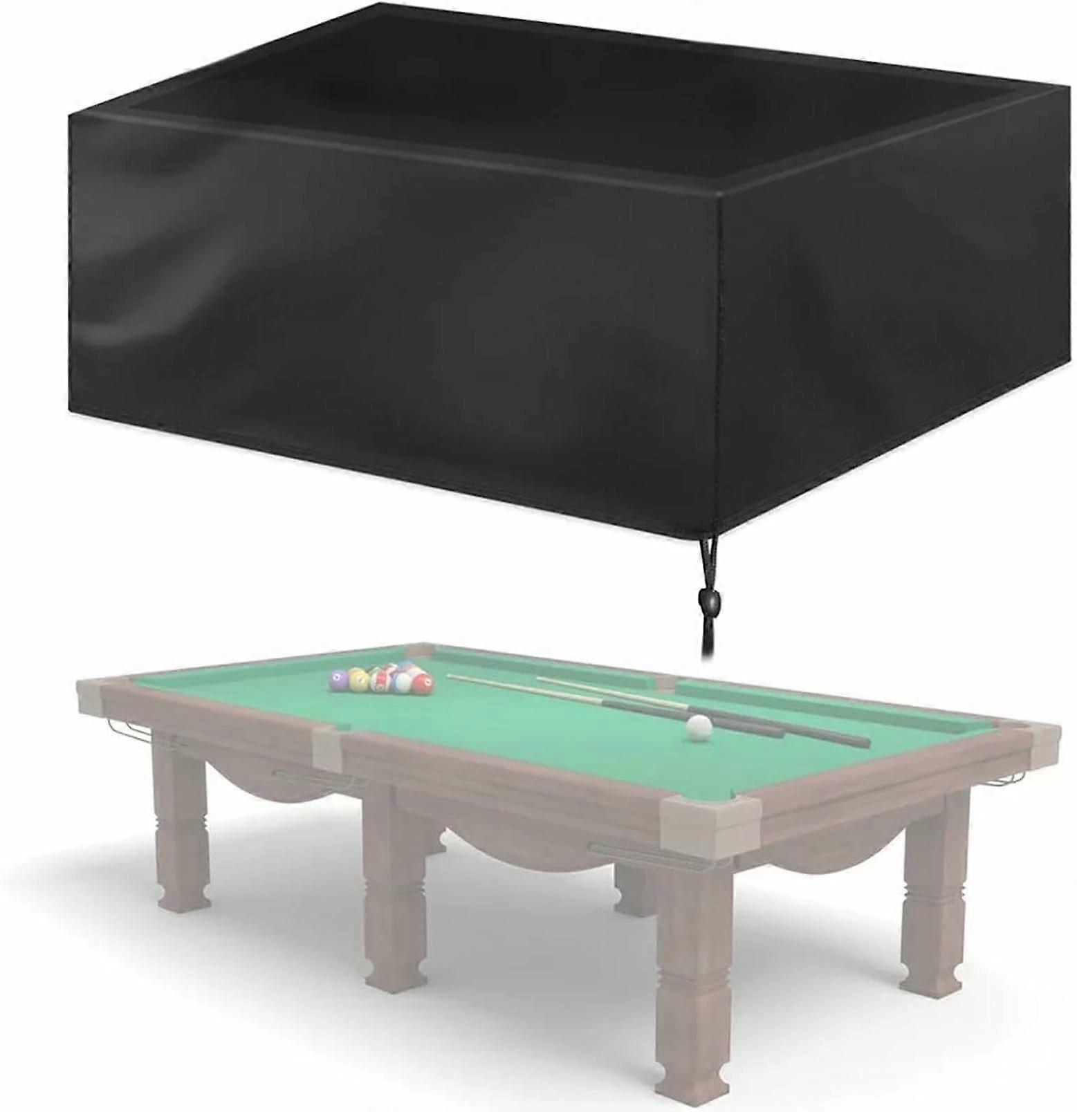 Robust, waterproof pool table cover, 2.1 m, tearresistant with 210D Oxford fabric