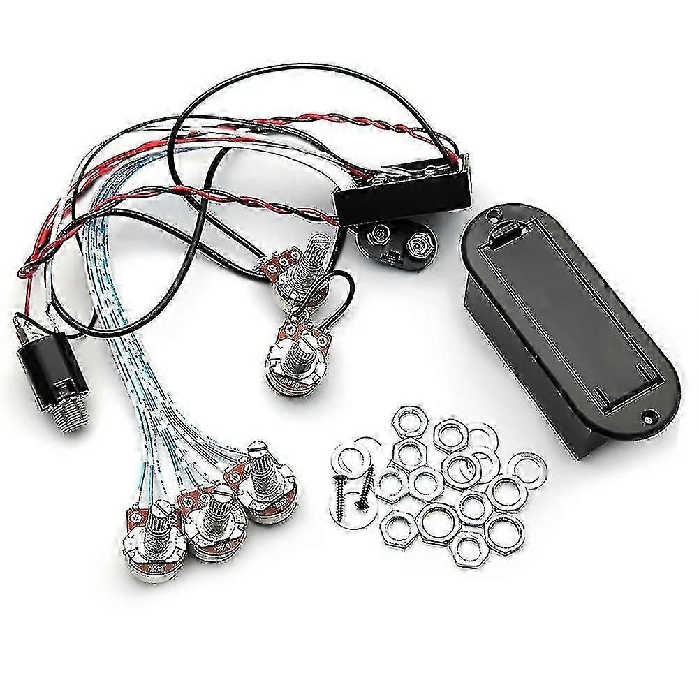 3 Band Eq Preamp Circuit Guitar Dual Potentiometer For Active Guitar 5 Control Knobs Guitar Control