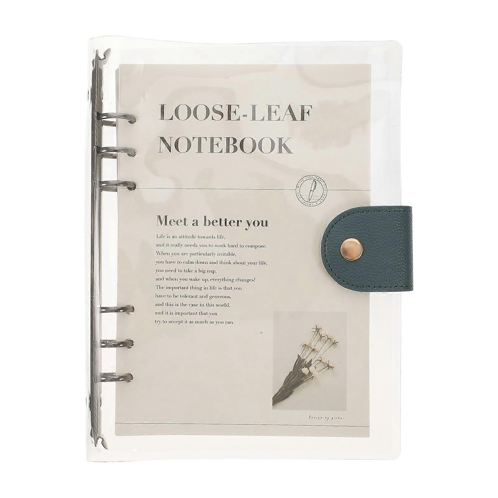 Detachable Binder Journal Multi Color for Writing Use Planner Notepad in PVC