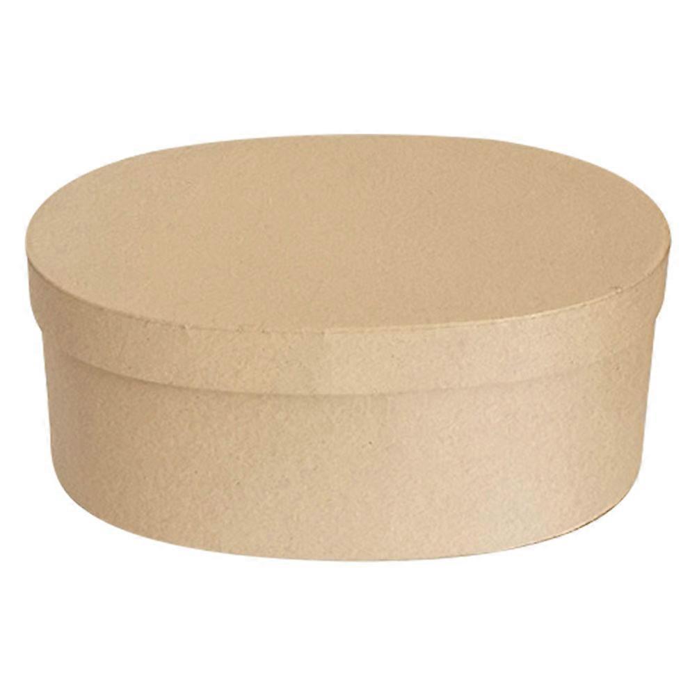 Compact Paper Box For Cookie Bakery Box Simple Style Khaki 1Pcs
