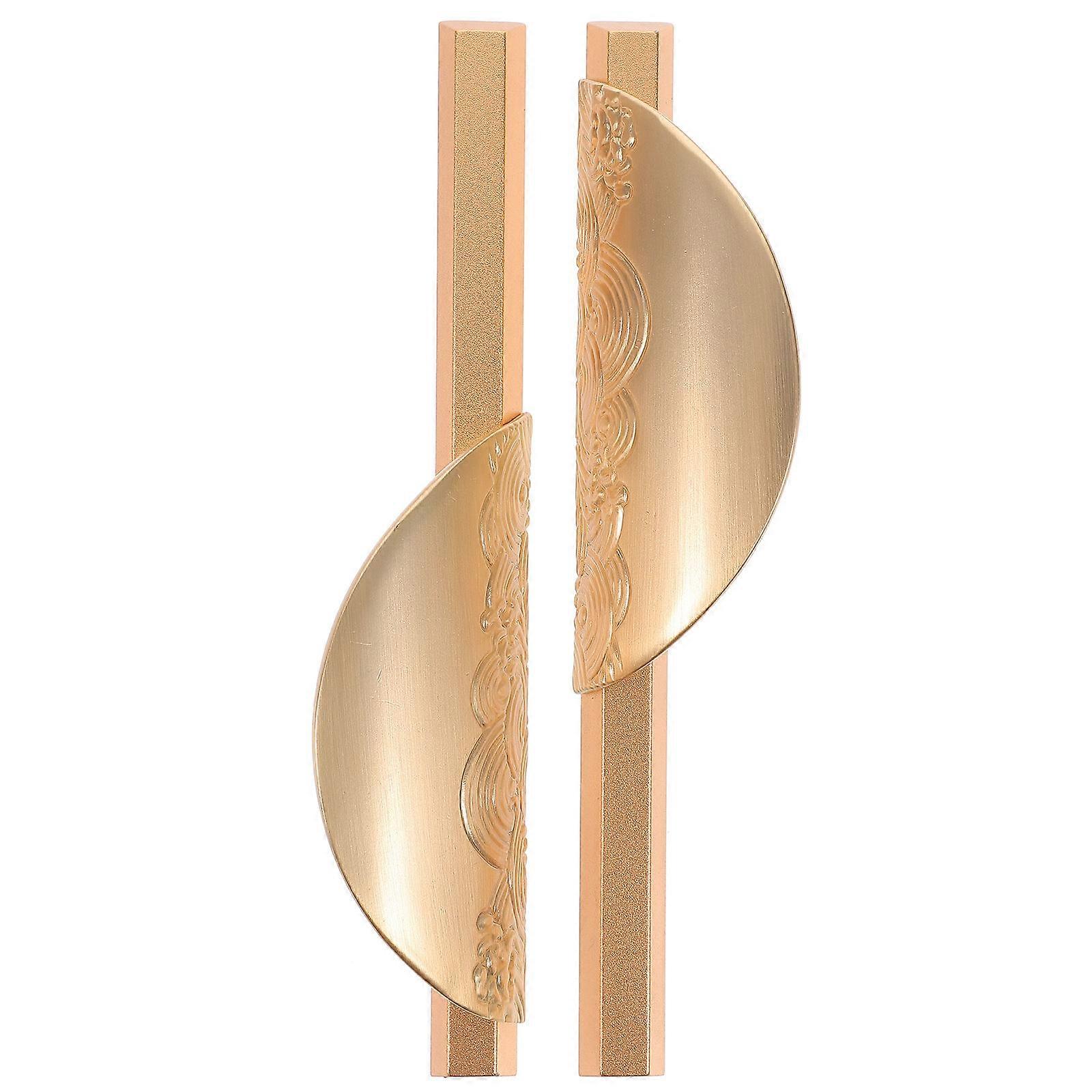 Unique Drawer Pulls Half Circle Shape Replacement for Old Handles Dorm Furniture Hardware 14.5X4cm 1 Pair