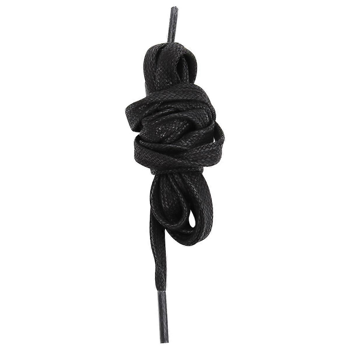Waxed Shoelace Flat Laces For Sneakers Running Jogging 80x0.7cm Resists Fraying 1 Pair
