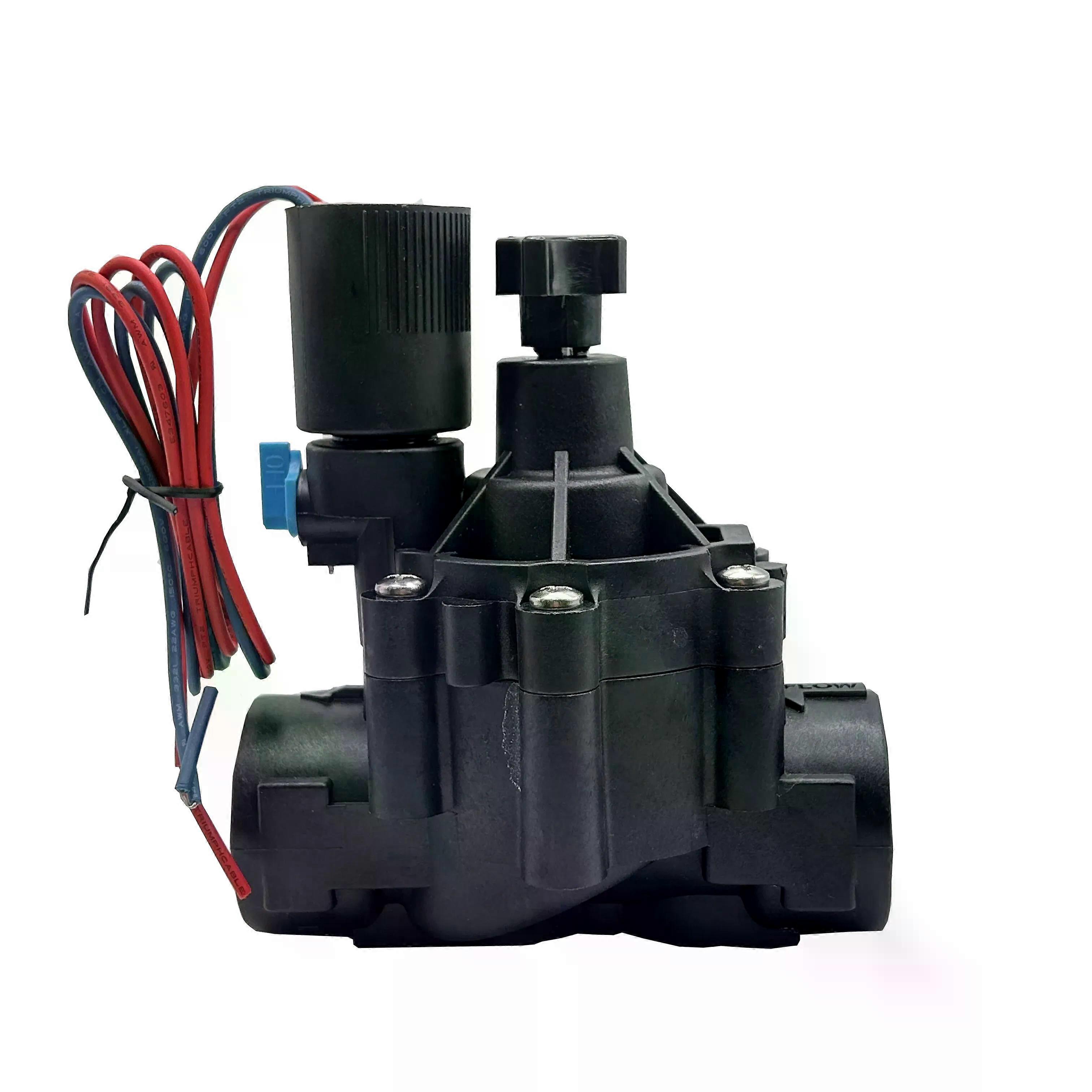 con 1/2 « 3/4 » 1 » Électrovanne normalement fermée avec réglage du débit 220V 12V 24V pour l’irrigation du paysage de jardin de la ferme