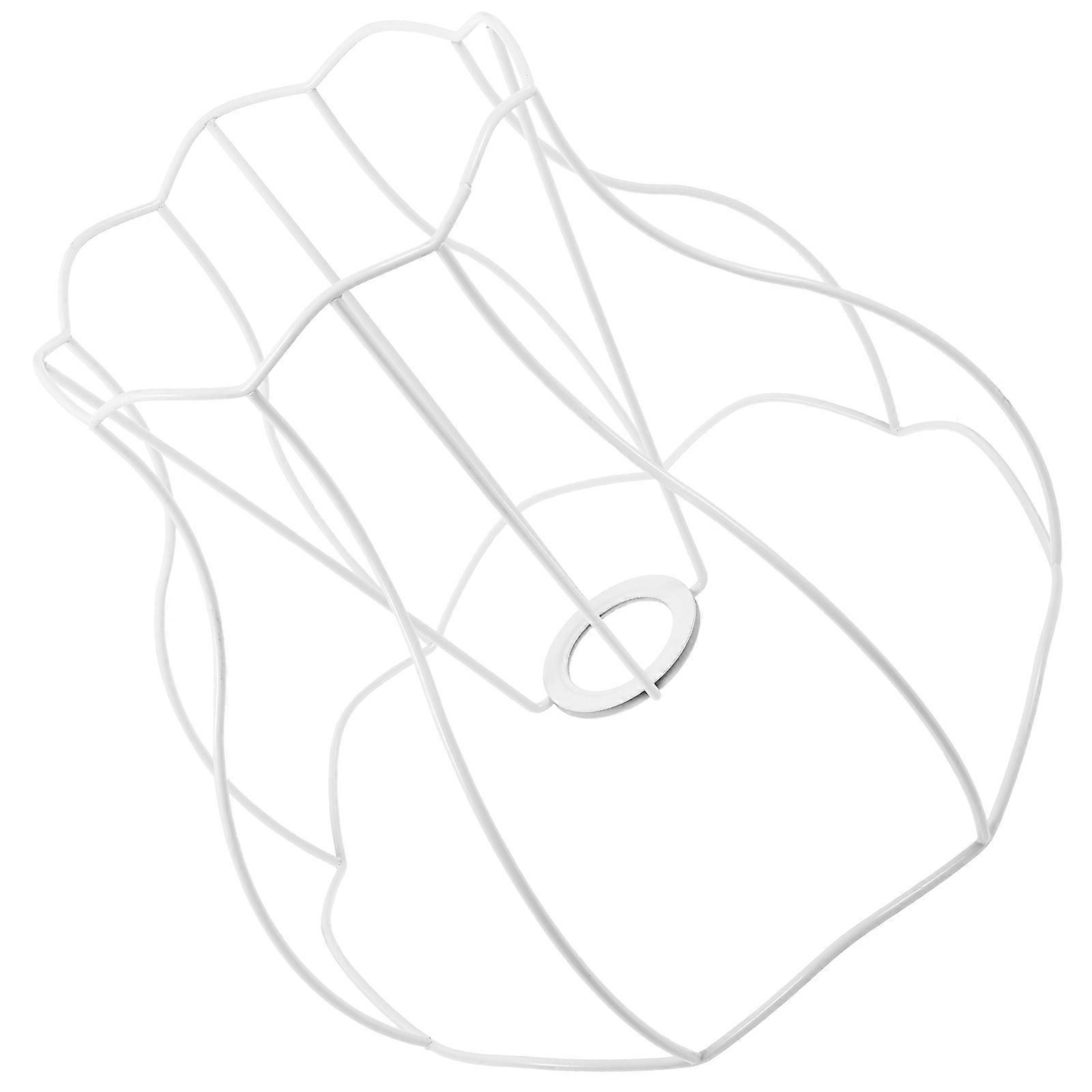 Sturdy DIY Lampshade Frame for Table and Floor Lamps – Easy Installation for Home, Office, Café, and Bar Decor – Versatile Light Bulb Cage Guard