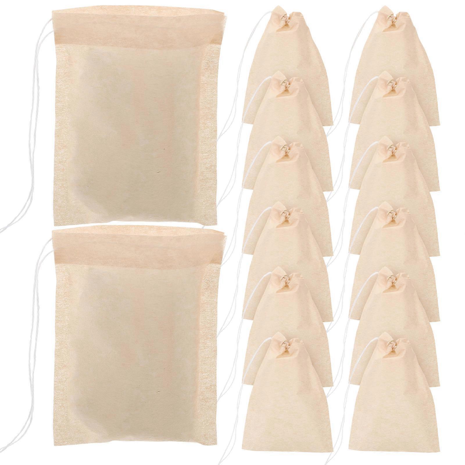 Coffee Filter Bags Disposable Use Packaging For Loose Tea Afternoon Tea Time 100Pcs