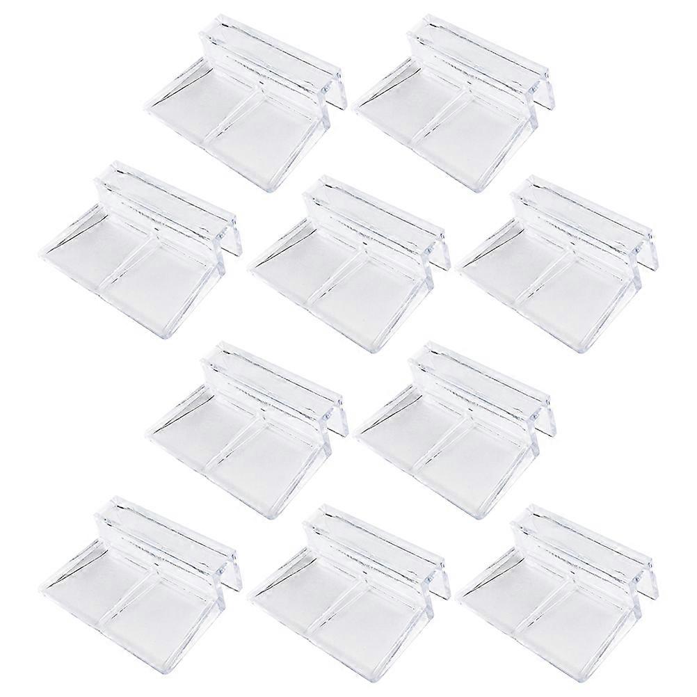 خزان التبعي خزان غطاء خزان السمك بين قوسين يدعم الجرف الزجاجي لعشاق حوض السمك 10Pack