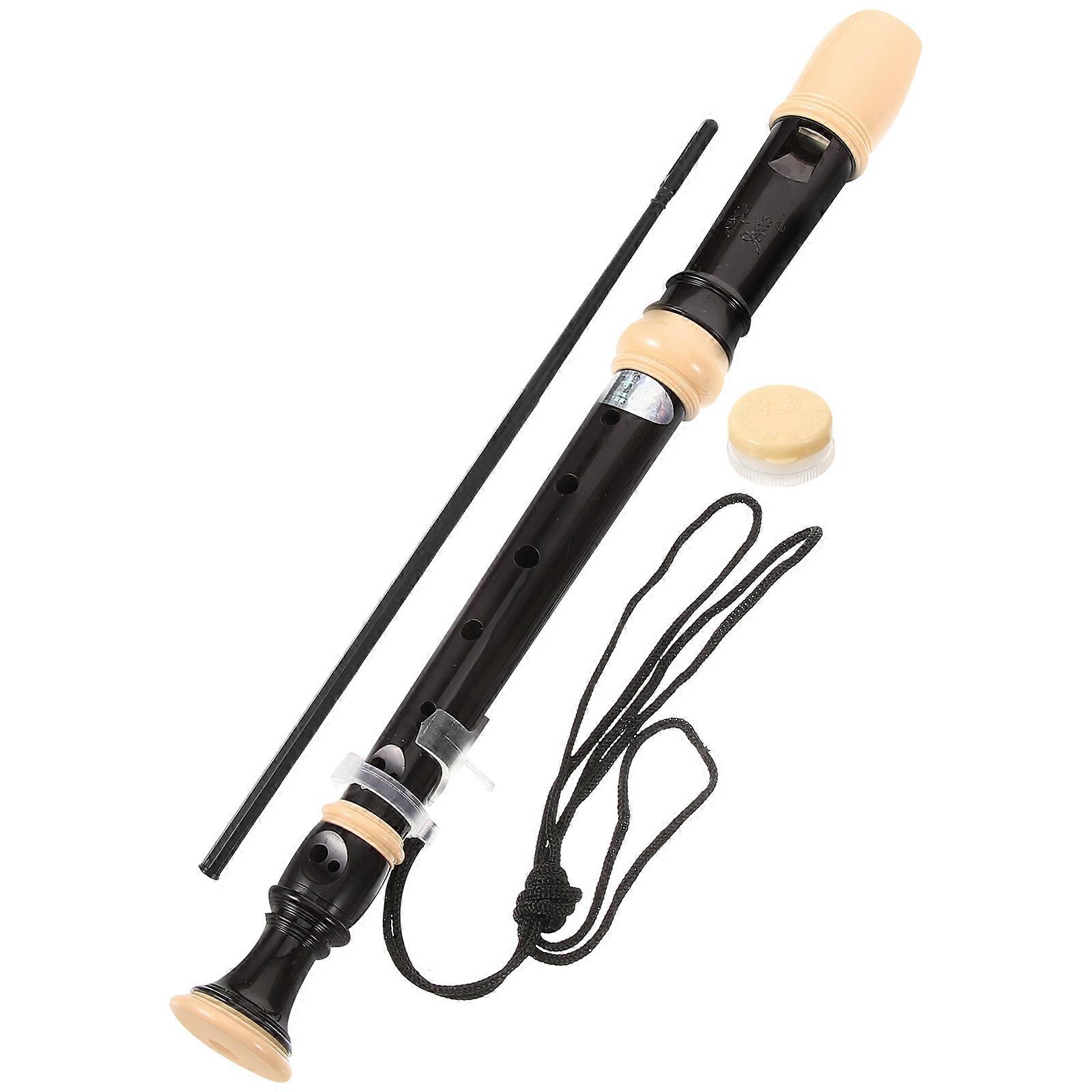 Musical Recorder Practice Recorder for Kids Simple and Sleek Exterior Design 8-Hole Design 34.00X2.00X2.00cm 1Set