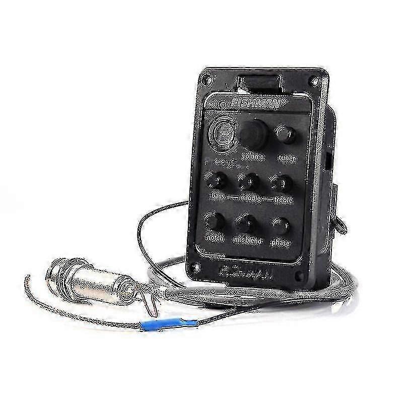 フィッシュマン4バンド301エクチューナーピエゾマイクプレシスブレンドアコースティックギターピックアッププリアンプ