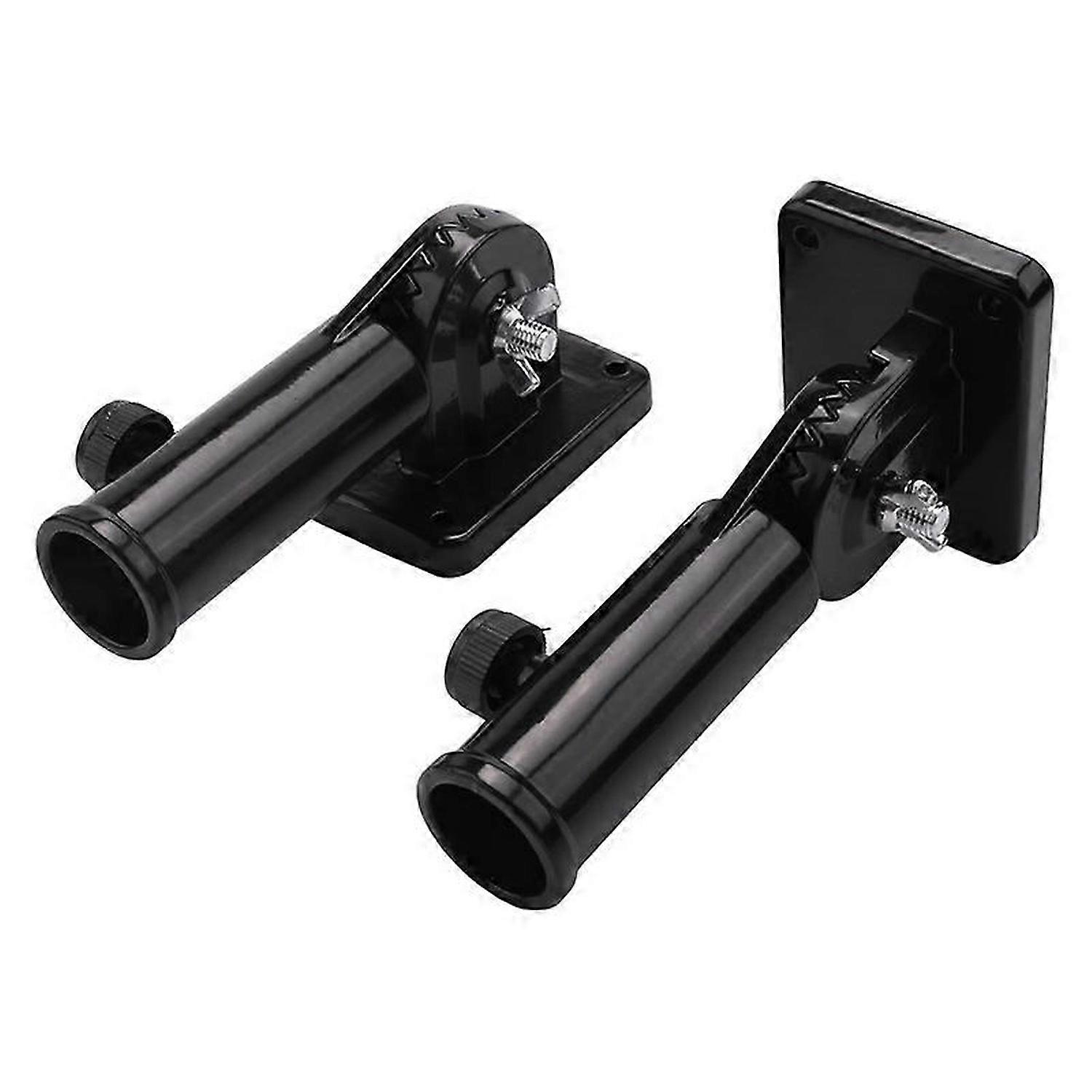 Support de mât de drapeau réglable multifonctionnel 2 en 1 Aluminium robuste tout temps vent (noir)