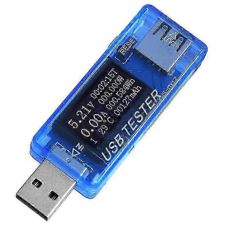 Usb Current Voltage Capacity Tester Volt Current Voltage Detect Charger Capacity Tester Meter Mobile Power Detector Battery