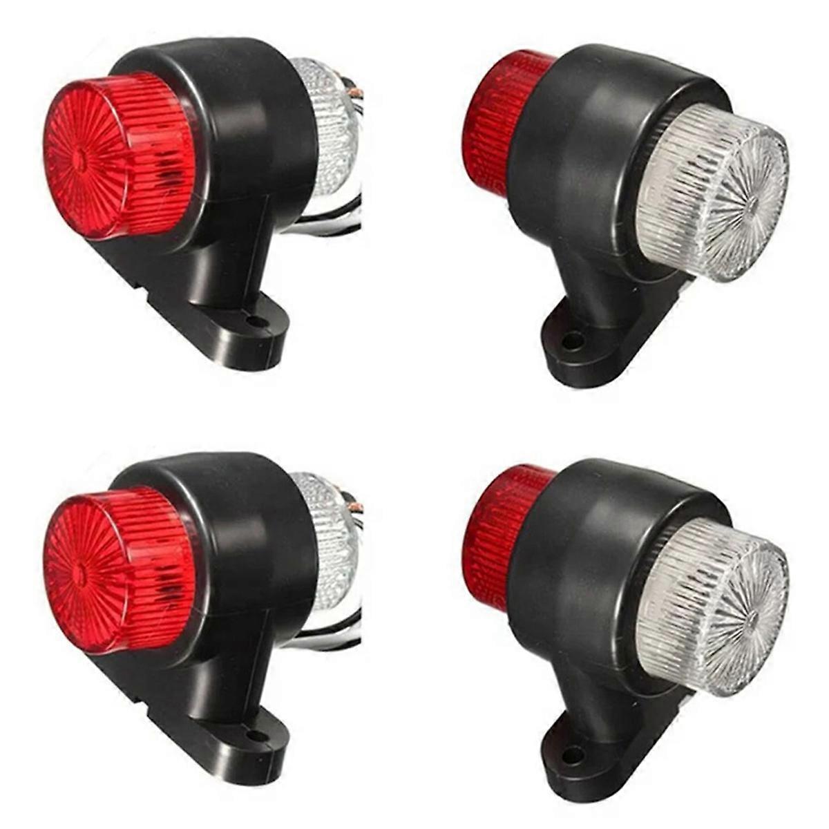 24V Side Marker Lights 12V Trailer Outline Lamp for ,2PCS