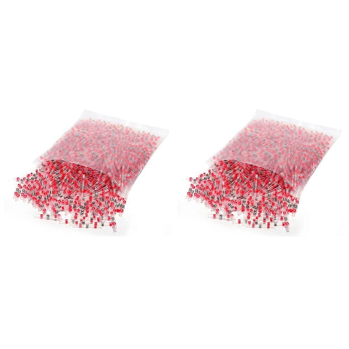 800PCS Solder Seal Wire Connector Red 22-18 AWG - Heat Shrink