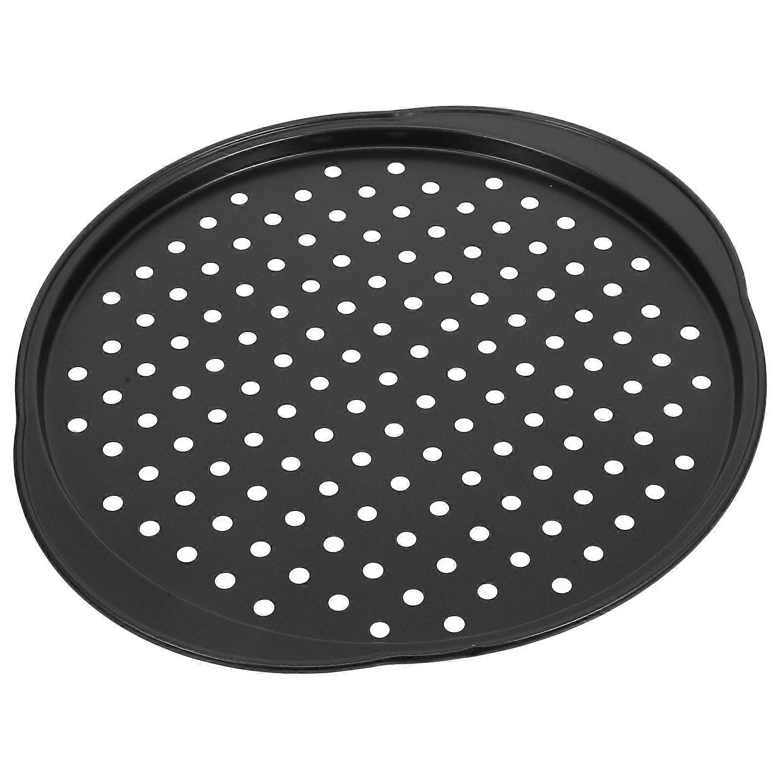 Cooking Trays for Oven Pizza Pizza Baking Pan Home Users Baking .8X11.4X0.6in 1Set