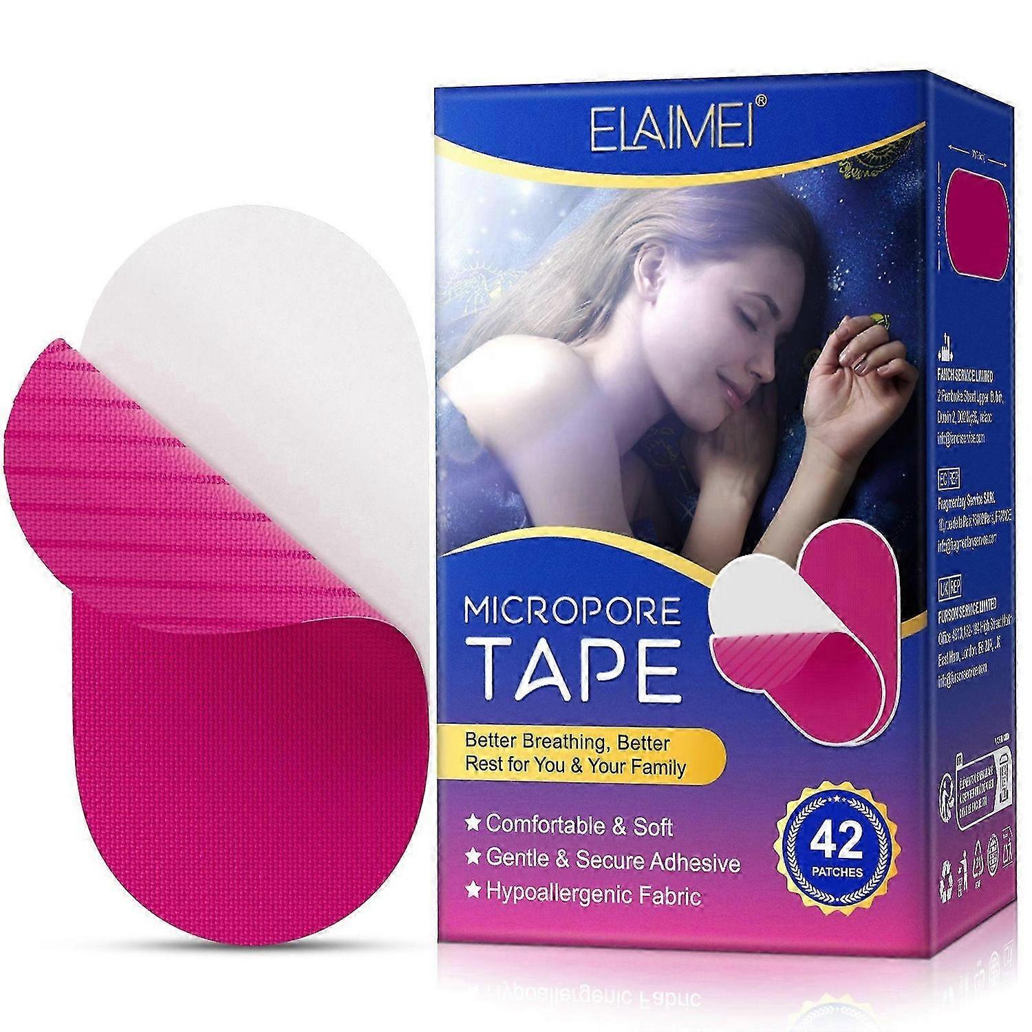 Patch anti-ronflement, Patch bouche fermée, Patch anti-ronflement pour adultes la nuit, Patch respiratoire anti-ronflement