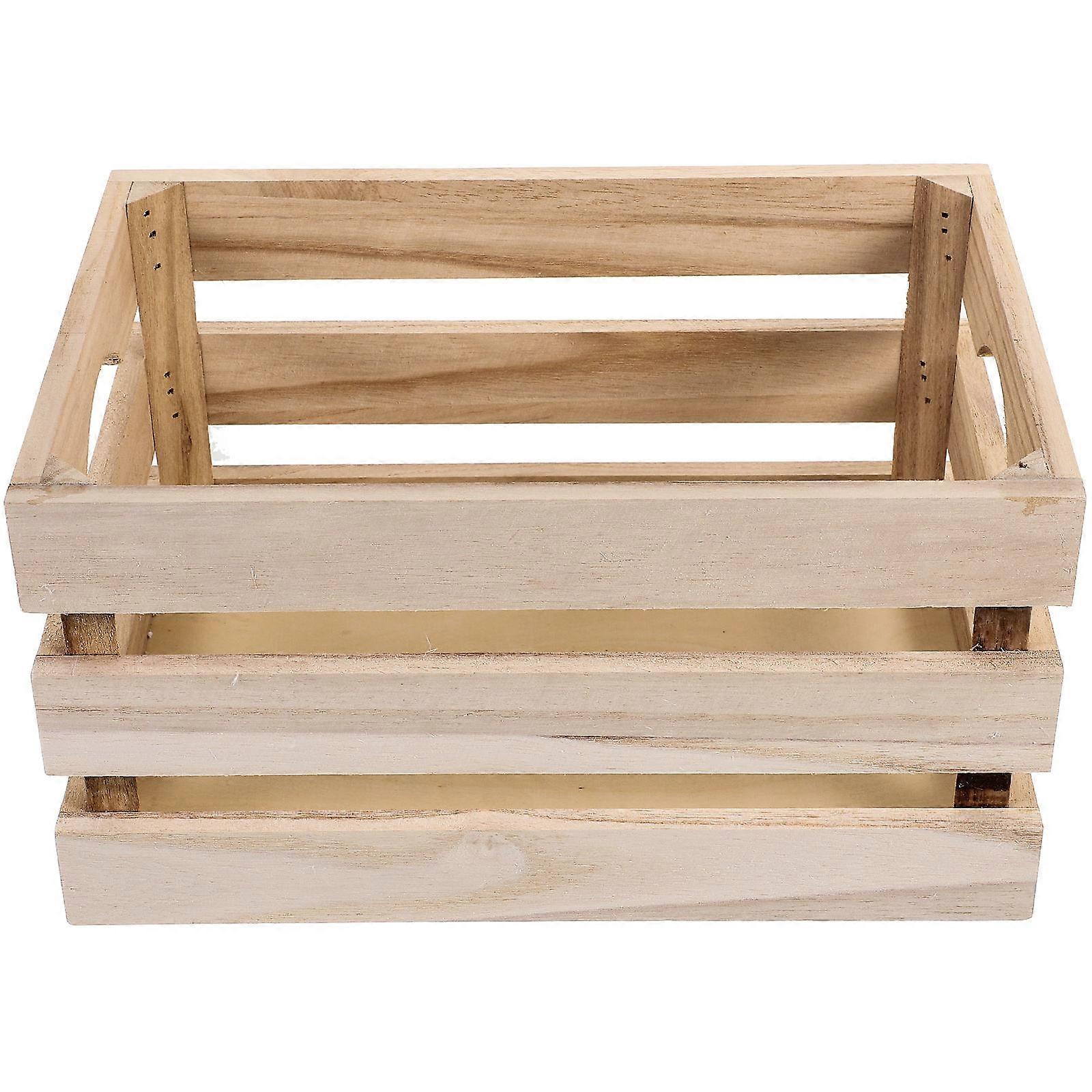 Wooden Organizer Khaki for Storage Use with Odor-Resistant Features