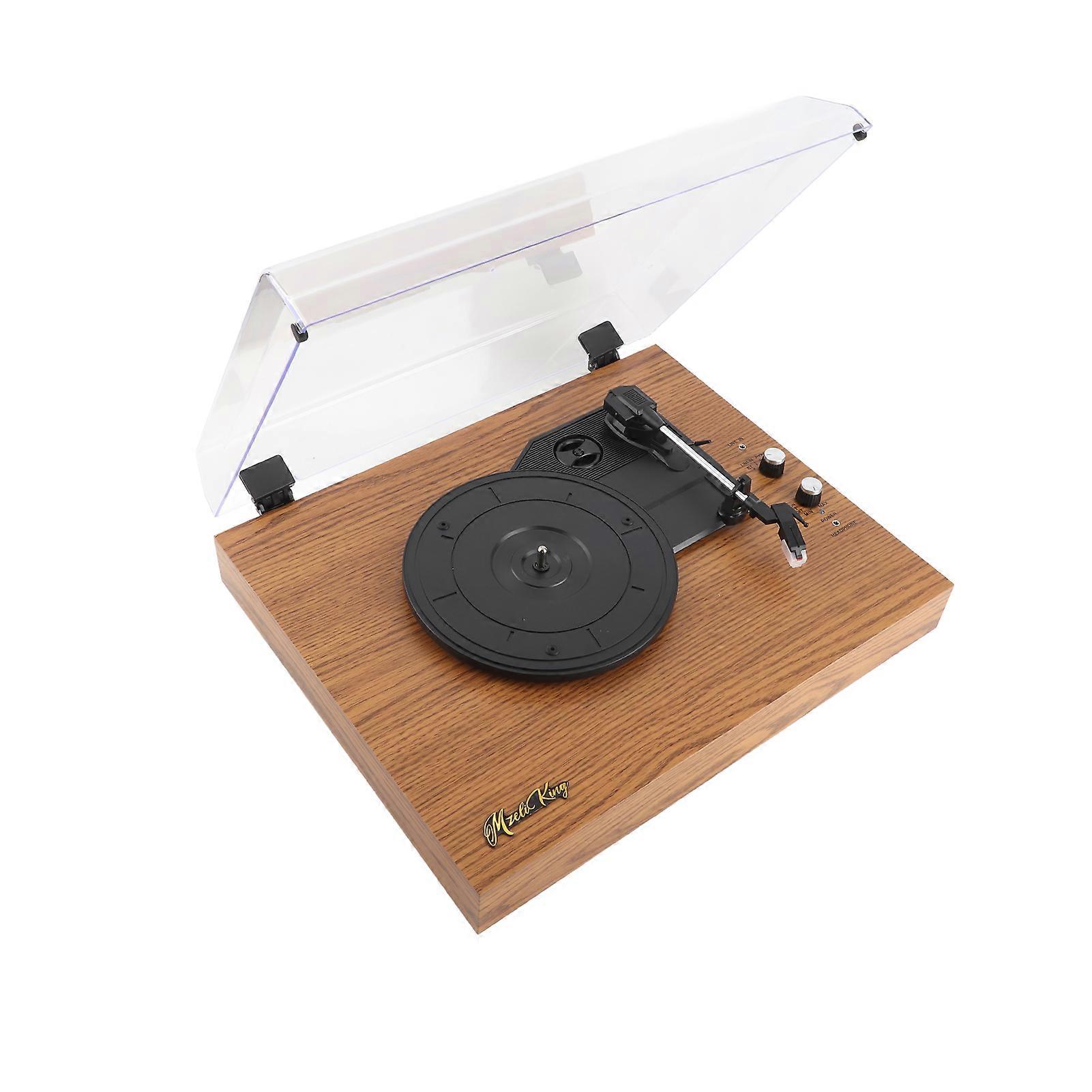 Record Player with BT Function 33/45/78RPM 3 Speed Antique Gramophone Turntable Disc Player for 7/10/12 Inch Gramophone Record