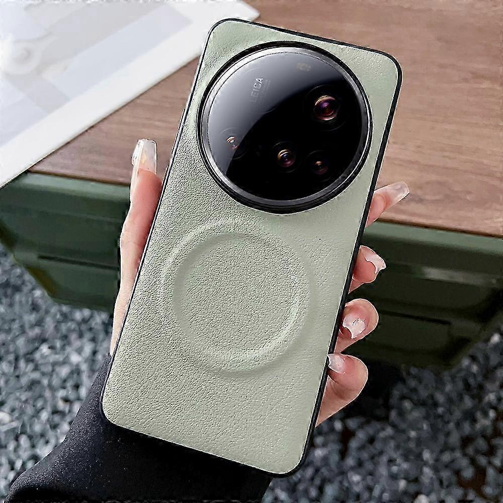 For Compatible MagSafe Case for Certain Brand PU+TPU Phone Back Cover