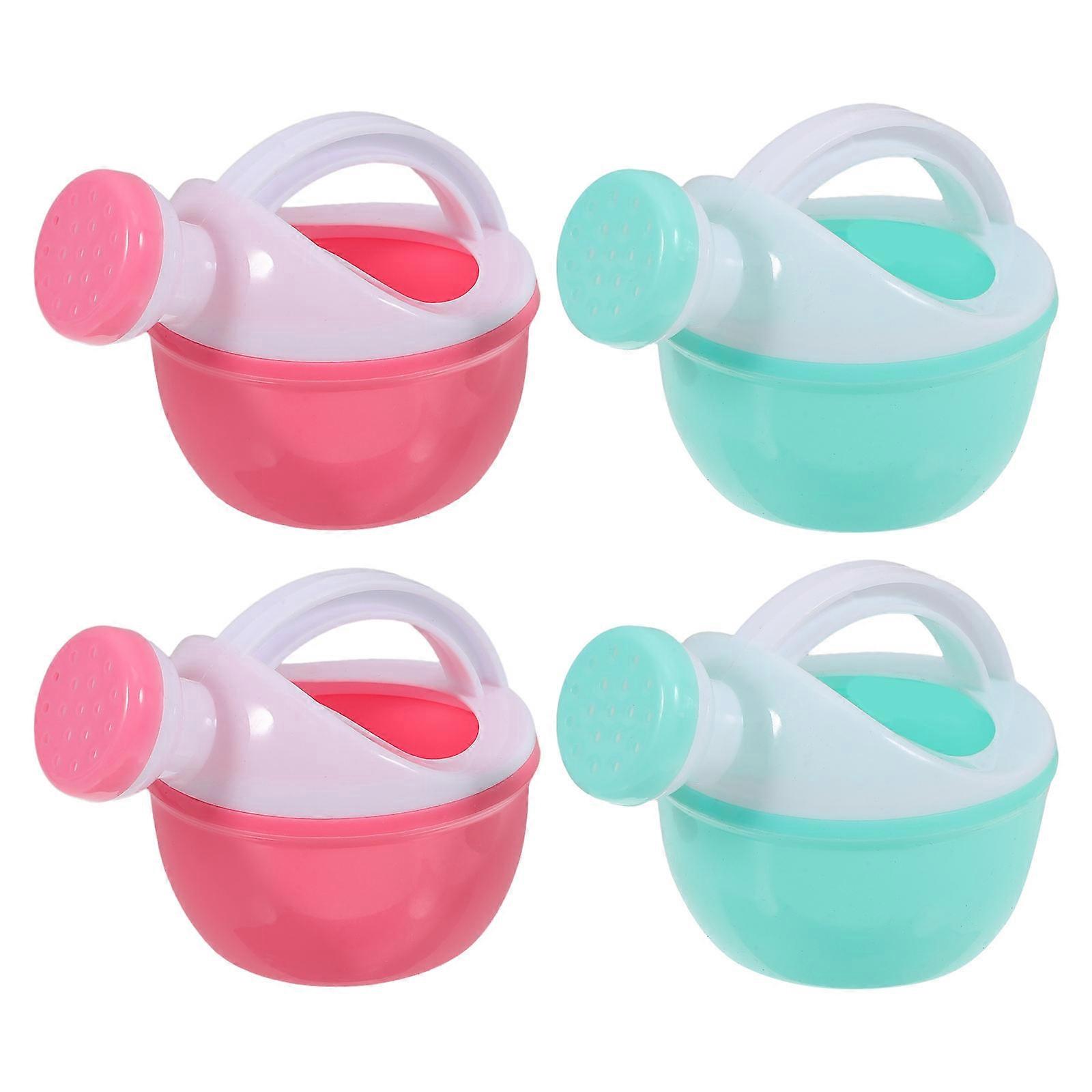 4pcs Ergonomic Watering Can with Lidless Design for Easy Filling – Comfortable Gardening Tool for Plants and Flowers